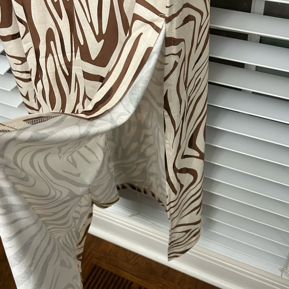 Exclusive Heart, Zebra print, maxi dress, size XL - Picture 5 of 10